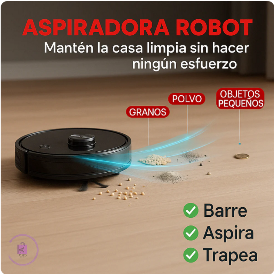 ROBOT ASPIRADORA 3 EN 1
